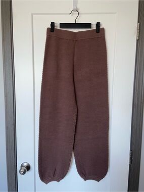 Free People Beach waffle knit pants